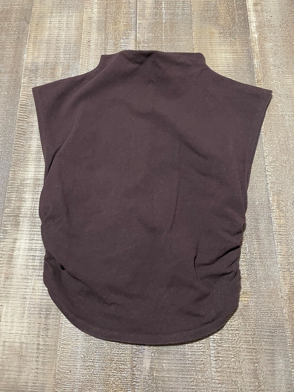 Reformation Sleeveless Mock Neck Top - Brown